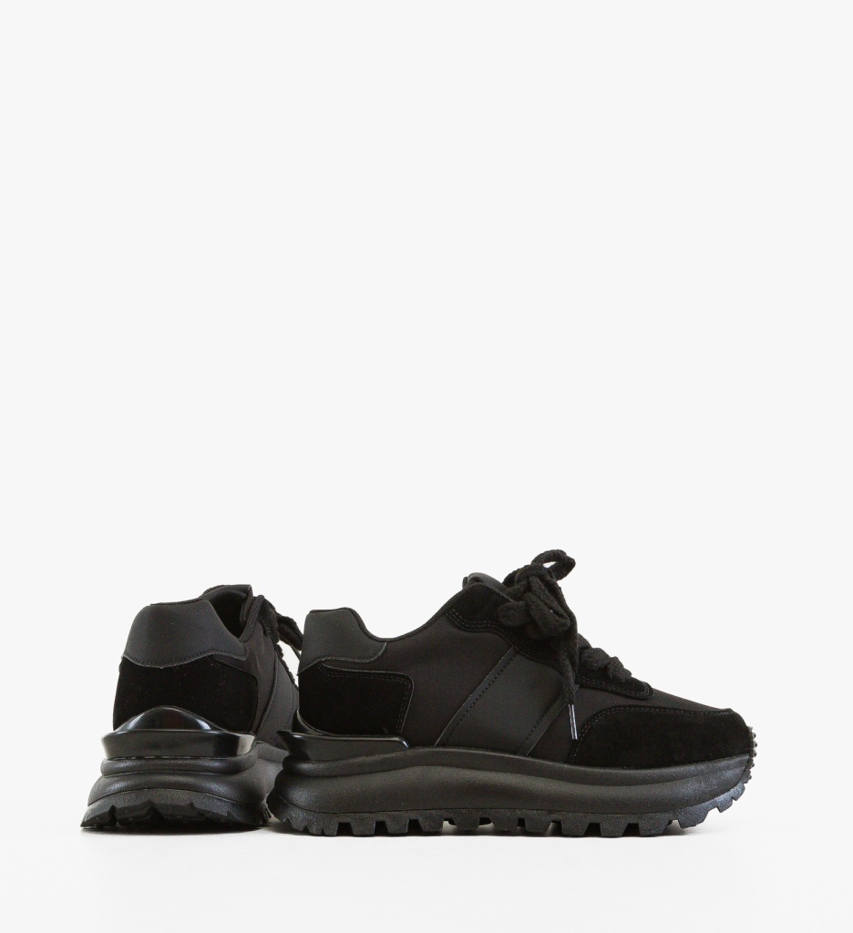 Sneakers Dama Contares Negri | Confort și Stil Urban - imagine 4