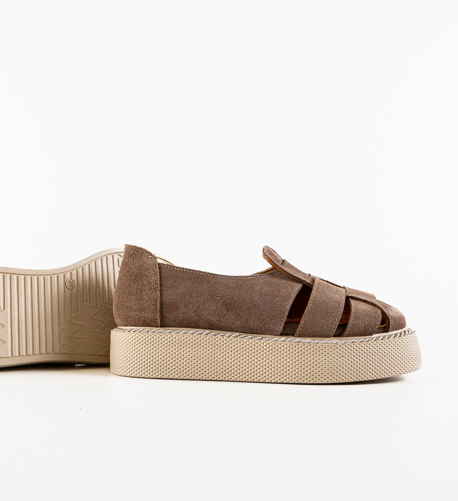 Pantofi Casual Anura Khaki - Confort și Stil - imagine 6