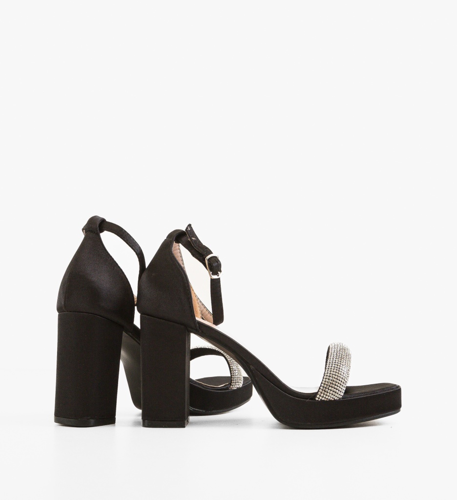 Sandale cu toc Erin Negre - Eleganță și Stil - imagine 14