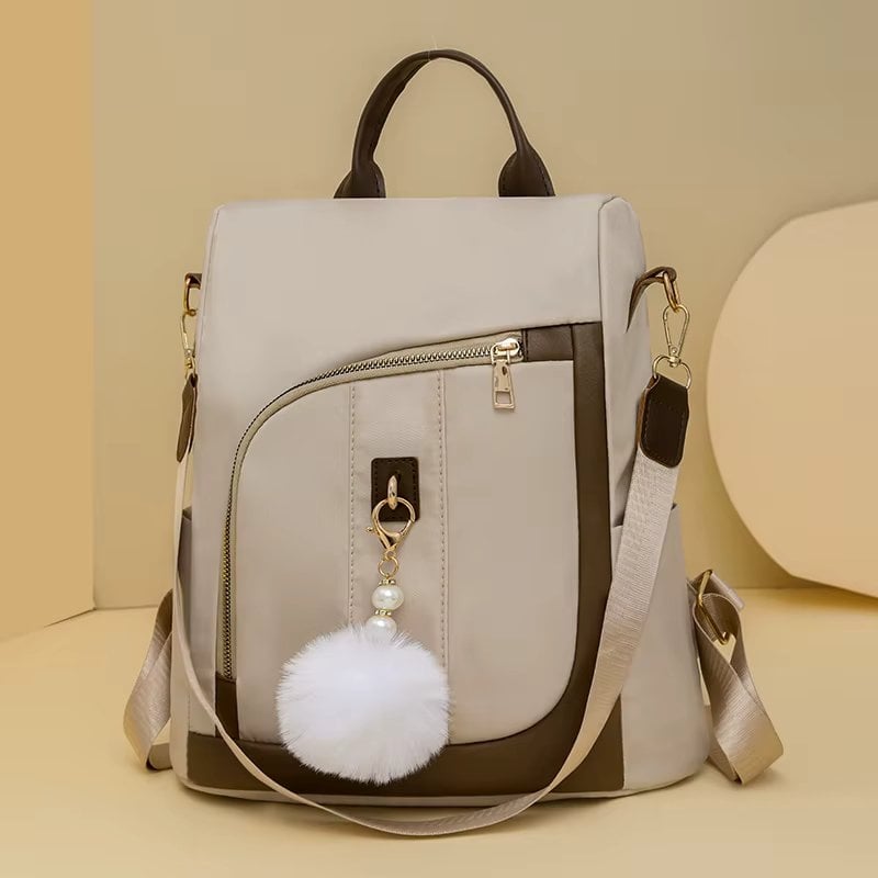 Rucsac Antifurt Dama Picadili Ophelina, Bej - imagine 4