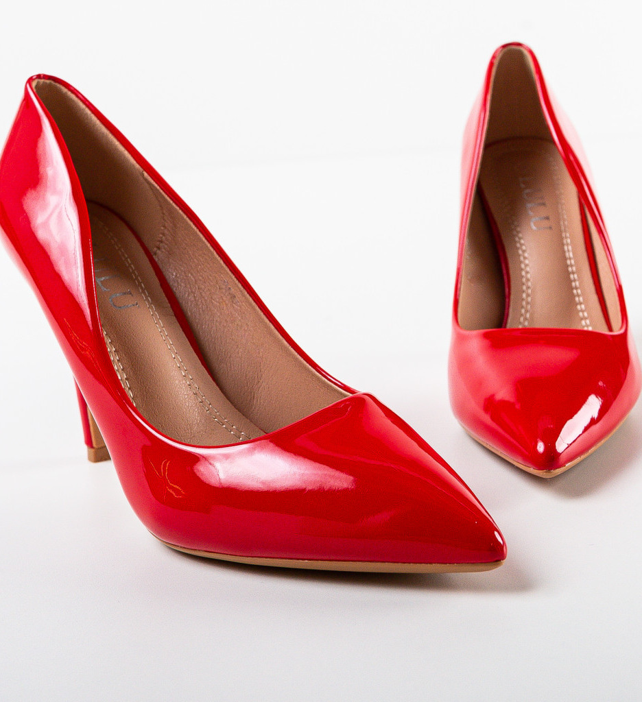 Pantofi Rosii cu Toc Amanda | Stil si Eleganta - imagine 8