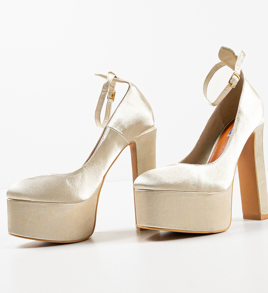 Pantofi cu Toc Floyd Bej | Eleganță Modernă - imagine 6