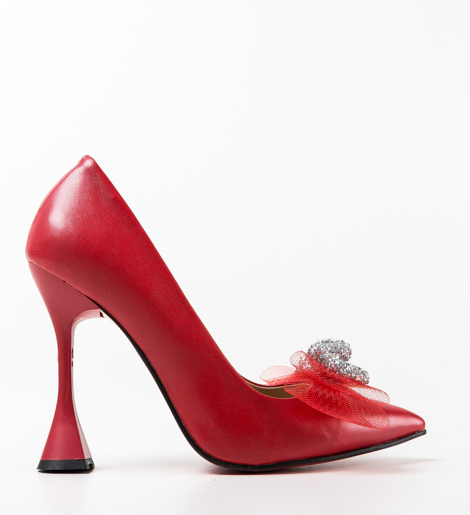 Pantofi Oska Rosii cu Toc - Eleganță și Stil - imagine 4