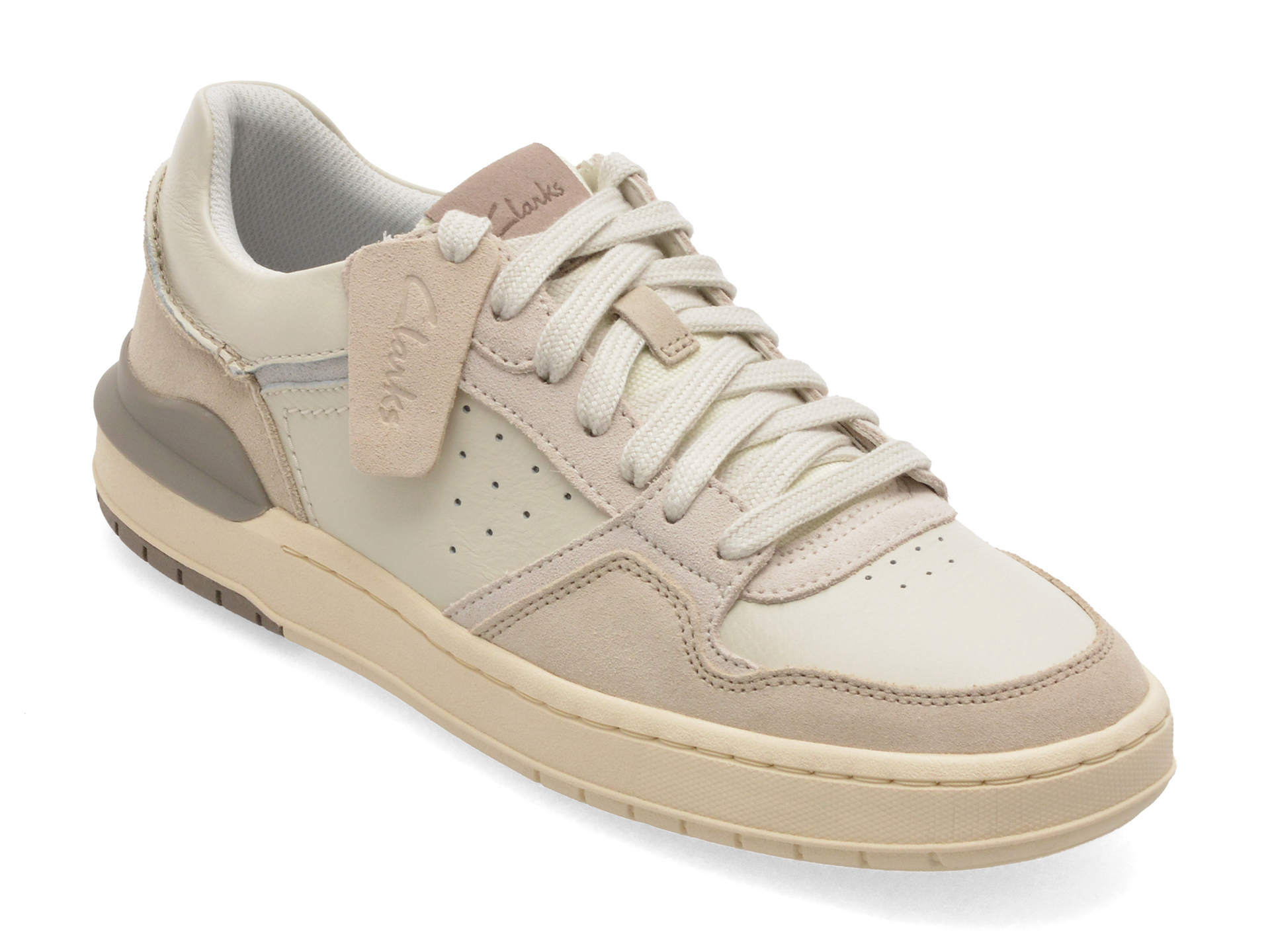 Clarks Courtlite 2 Lo - Pantofi sport din piele - imagine 2