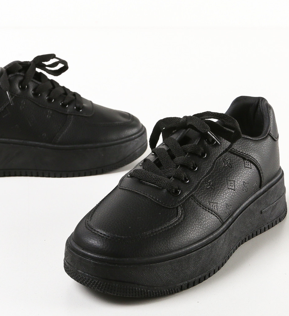 Sneakers Dama Vitoe Negri | Confort și Stil - imagine 6