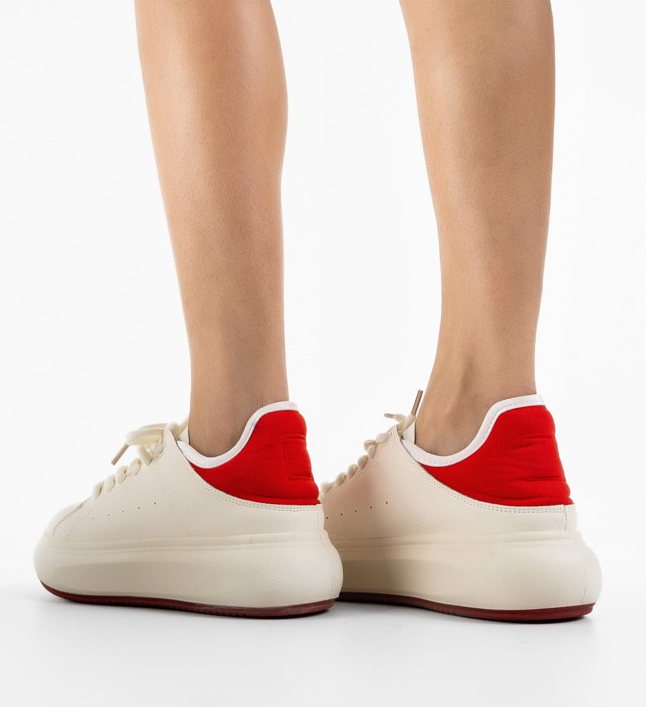 Sneakers Dama Keeny Albi 2 - Confort si Stil - imagine 4