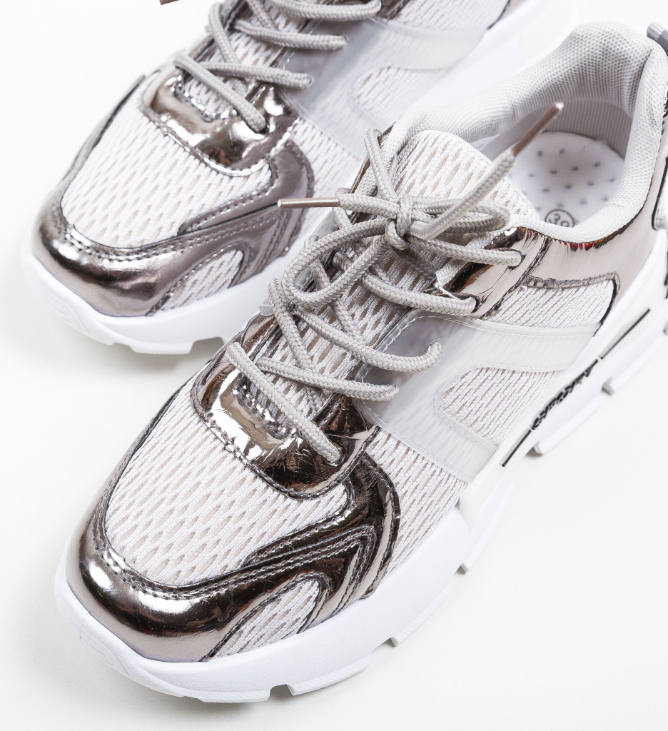 Pantofi Sport Lucian Gri, Confort Superior - imagine 5