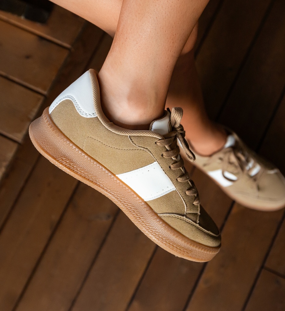 Pantofi Sport Chaya Khaki | Confort Superior - imagine 2