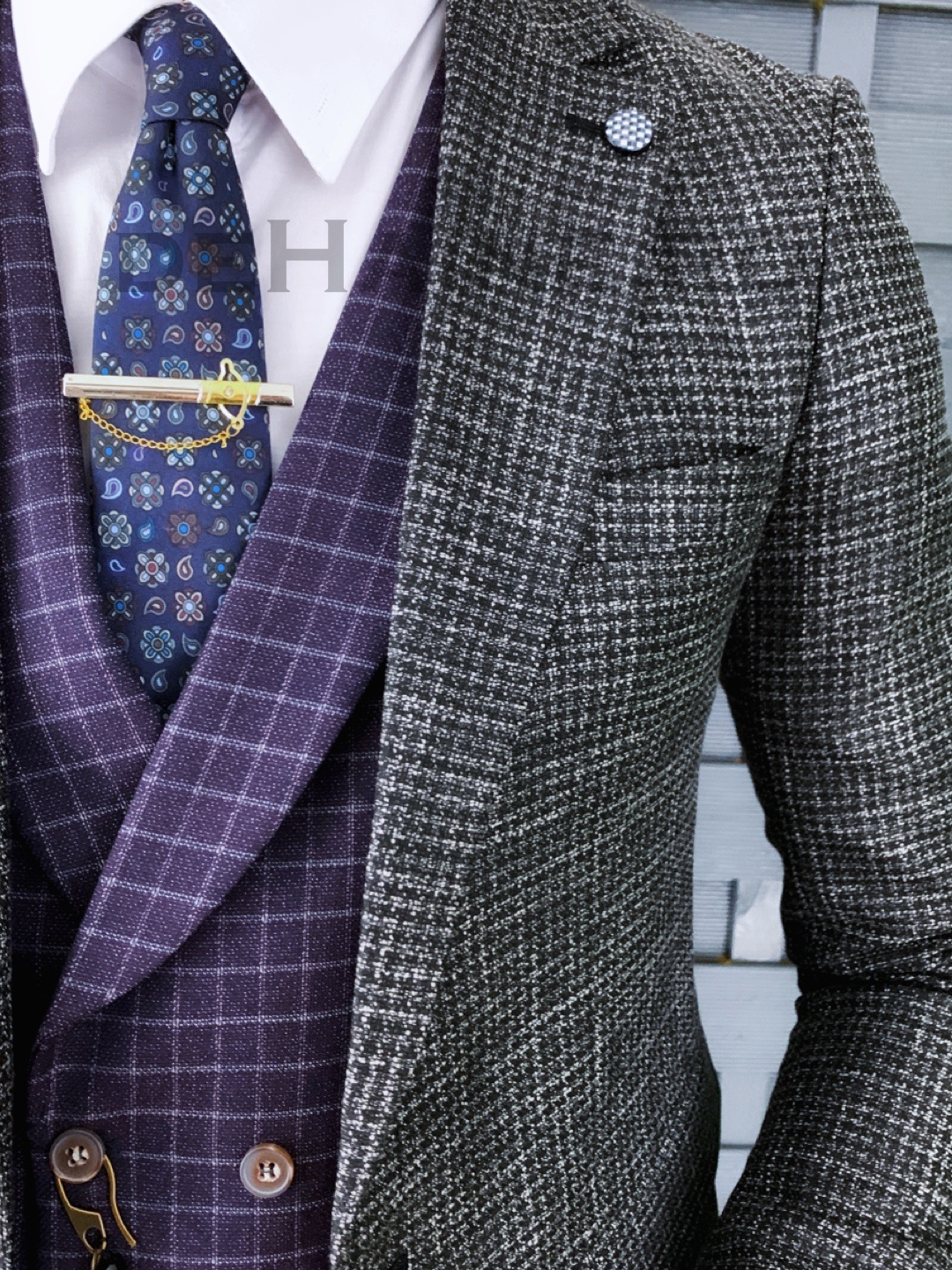 Cravată Bărbați A8804 - Eleganță și Stil