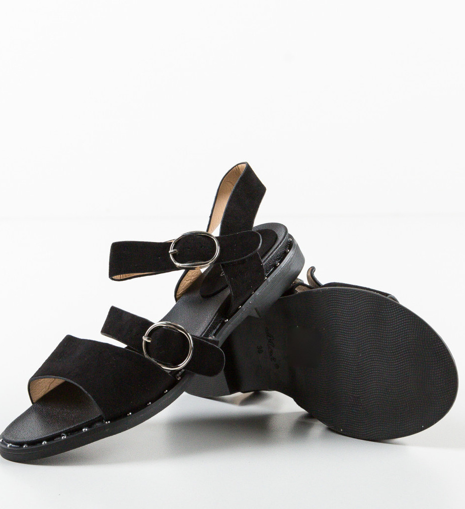 Sandale Dama Negre Nedelya | Eleganță și Stil - imagine 5