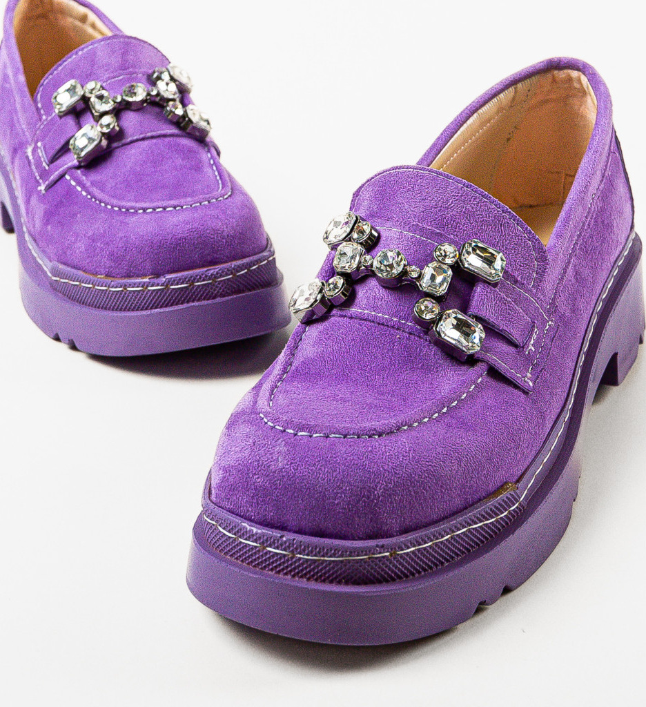 Pantofi Casual Maraya Mov - Confort și Stil Zilnic - imagine 5
