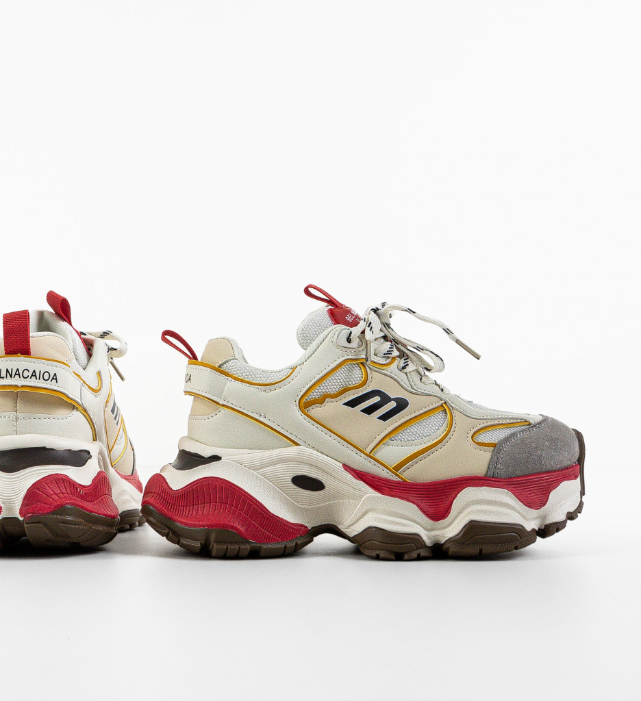 Sneakers Dama Galata Rosii - Confort și Stil - imagine 5