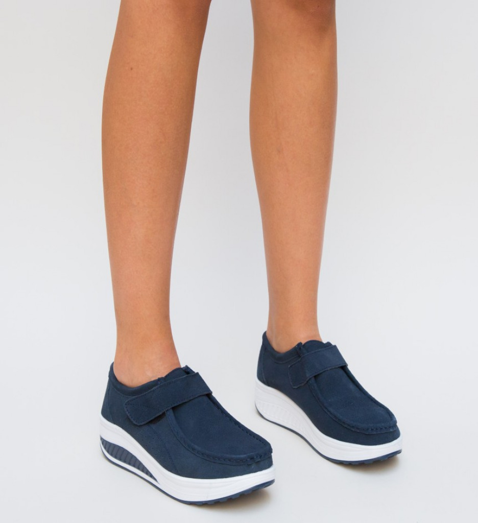 Pantofi Tinna Albaștri Casual | Confort și Stil - imagine 3
