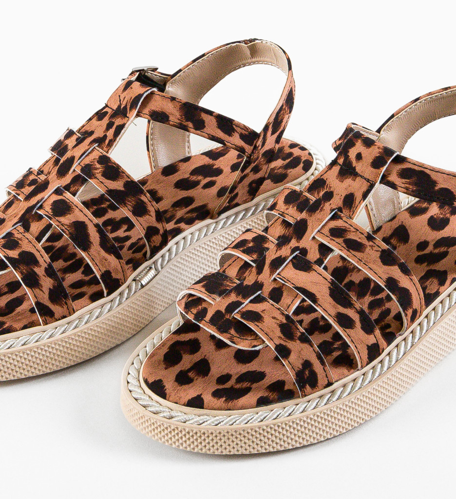 Sandale Dama Barney Print - Stil și Confort - imagine 5