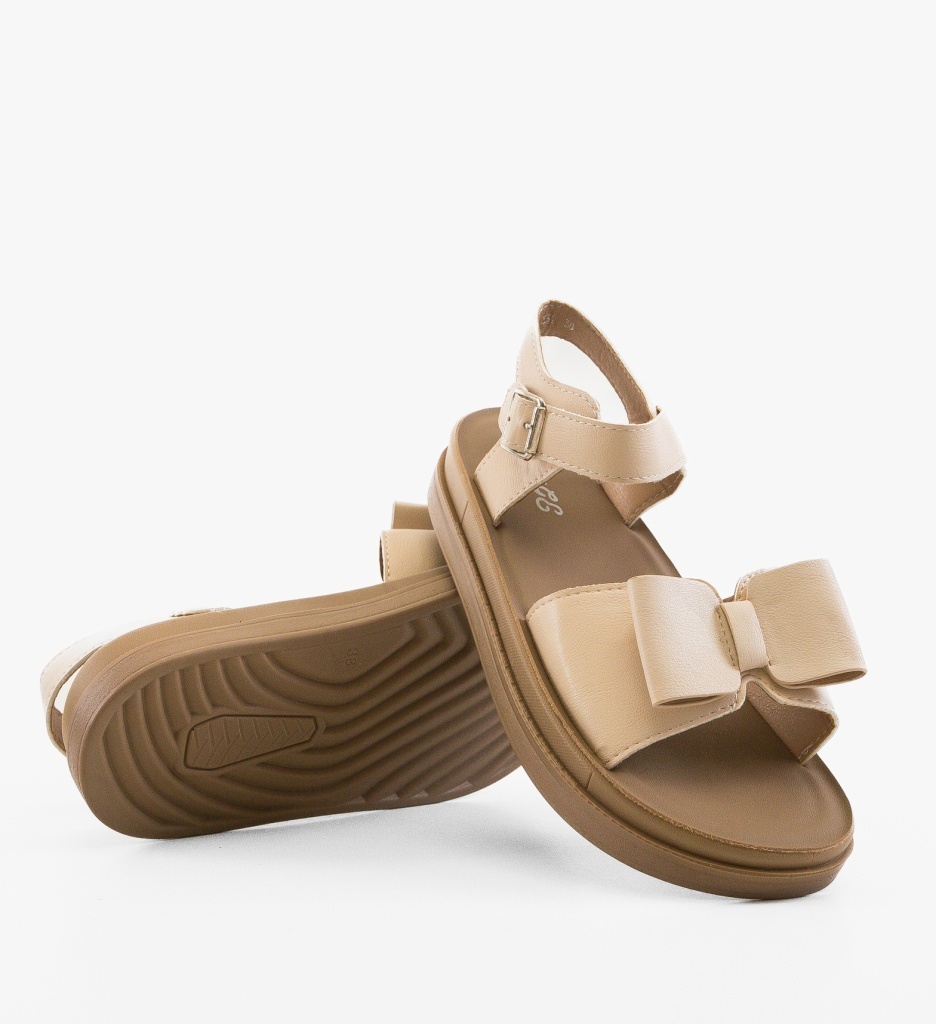 Sandale Dama Bej Elegante și Confortabile - imagine 5