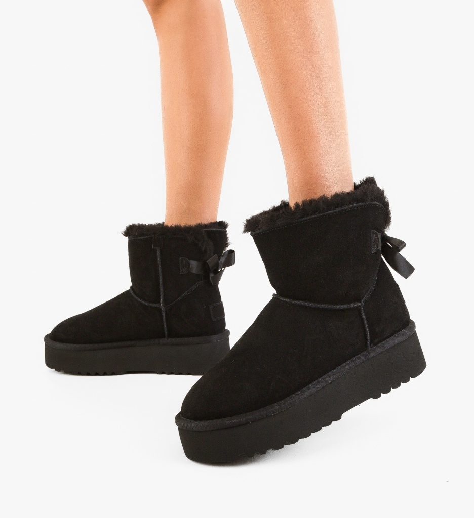 Cizme Ug Reran Negre - Confort și Stil Urban - imagine 4