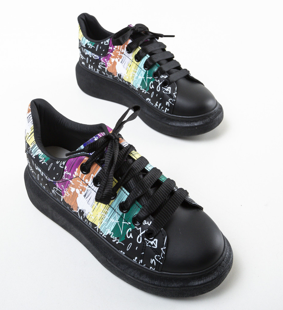 Pantofi Sport Ebona Negri | Confort și Versatilitate - imagine 7