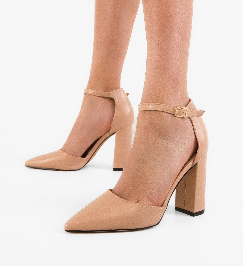 Pantofi Dama Saira Nude | Eleganță la Fiecare Pas - imagine 3