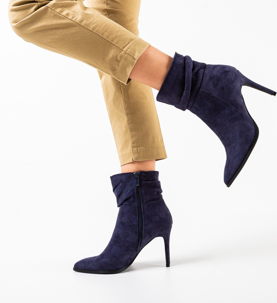 Botine Dama Ving Bleumarin | Eleganță și Stil - imagine 2