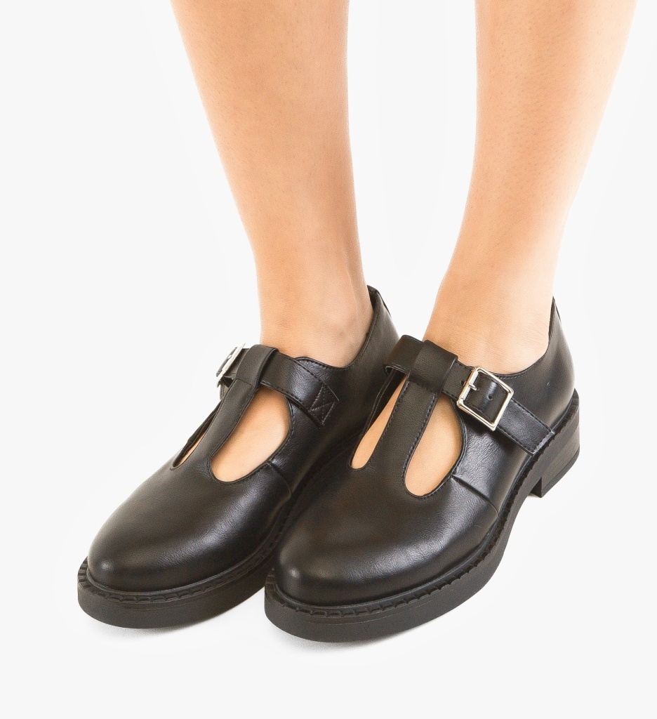 Pantofi Casual Moody Negri | Confort și Stil - imagine 4