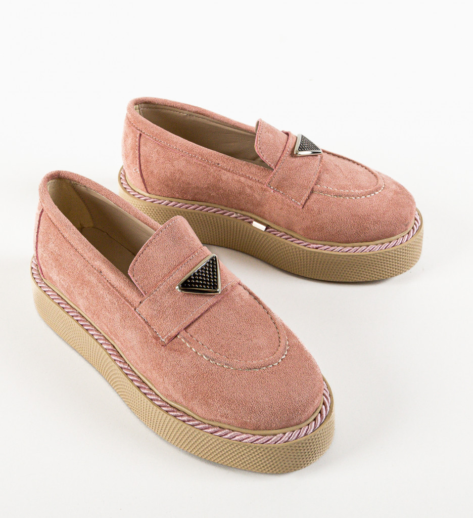 Pantofi Casual Krikri Roz - Confort și Stil - imagine 4