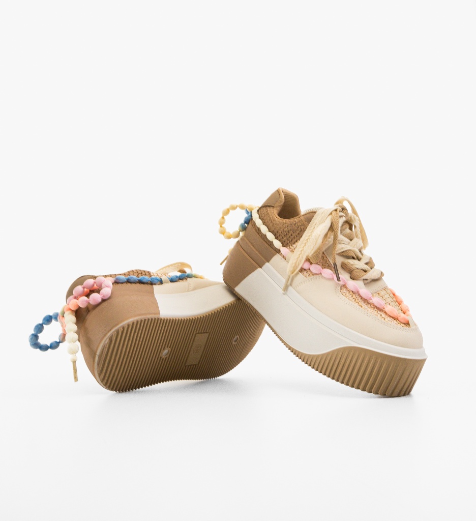 Pantofi Sport Dama Fabia Khaki - Confort și Stil - imagine 5