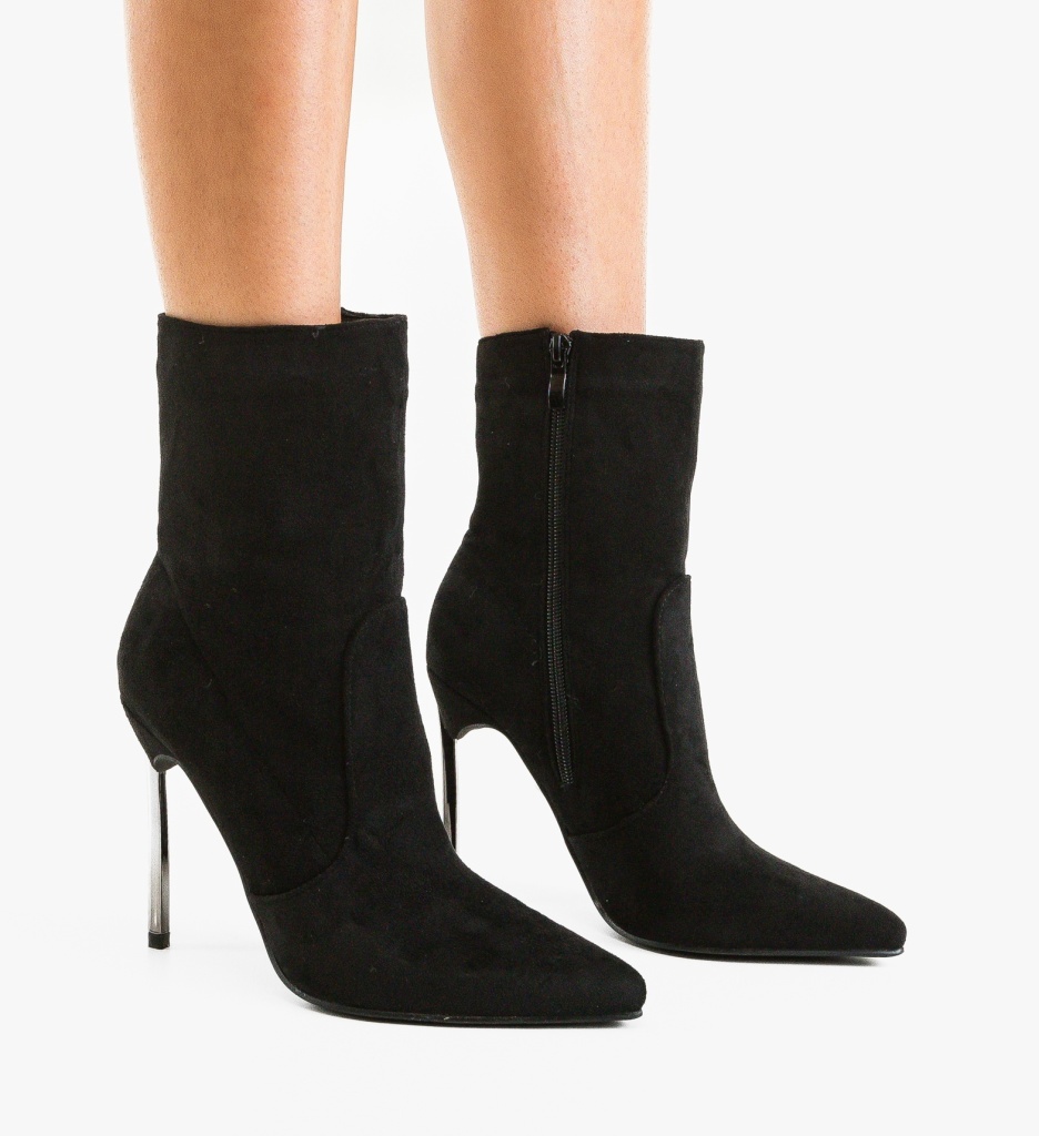 Botine Dama Beinar Negre | Eleganță și Stil - imagine 5