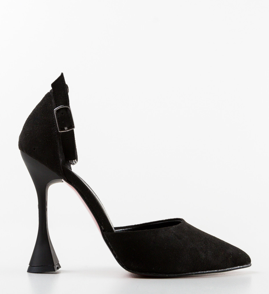 Pantofi Daiama Negri Eleganți cu Toc - imagine 4