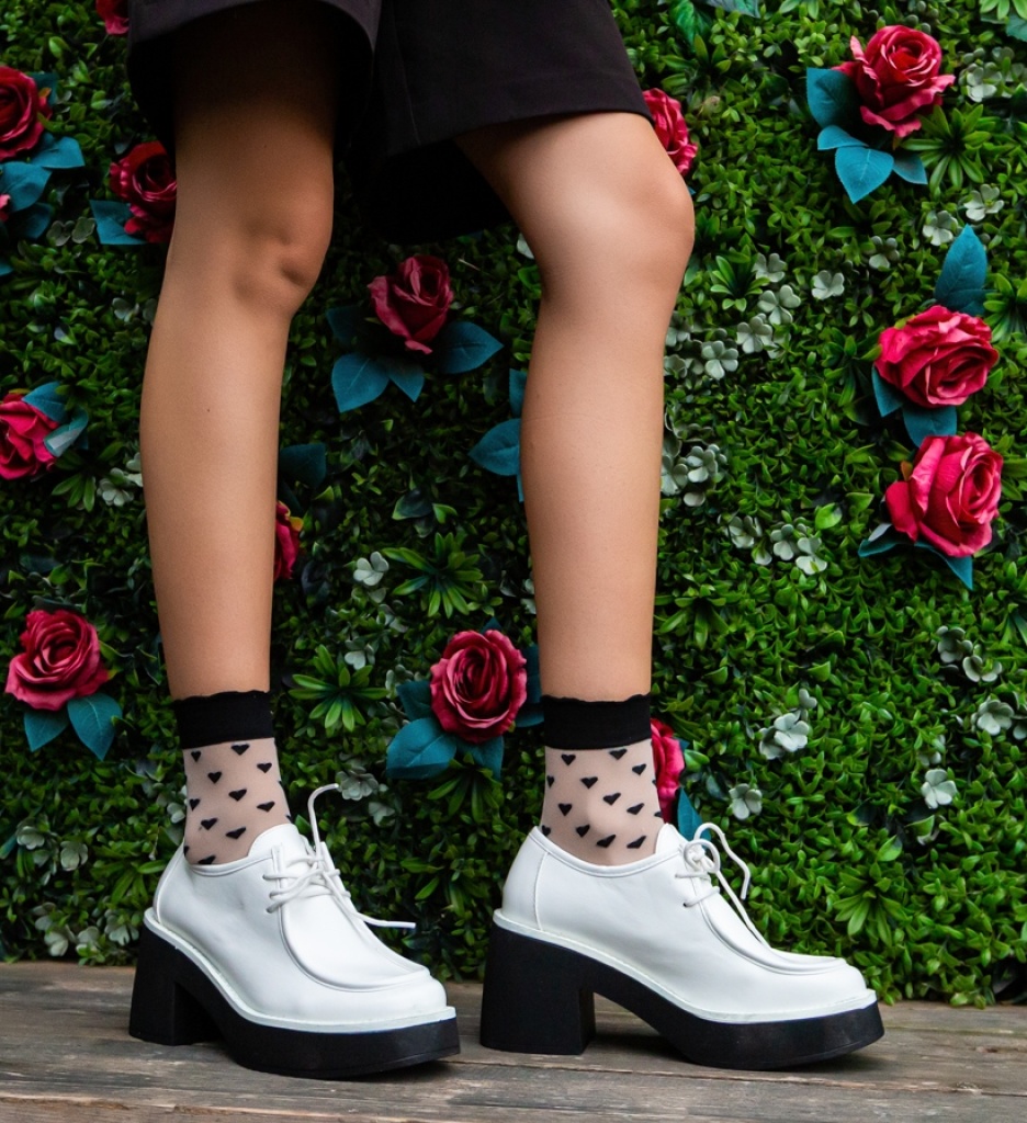 Pantofi Casual Aylmer Albi - Confort și Stil - imagine 3