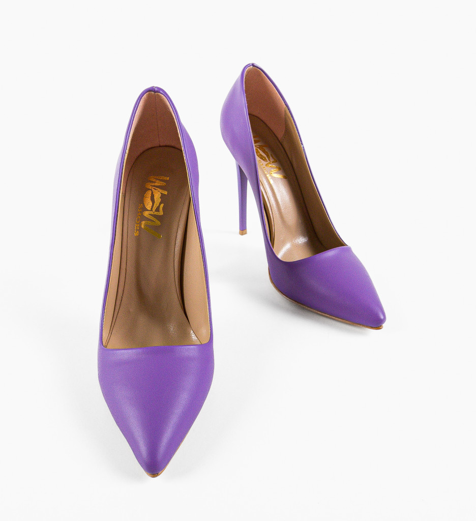 Pantofi cu Toc Dama Oideo Mov - Eleganță Asigurată - imagine 7