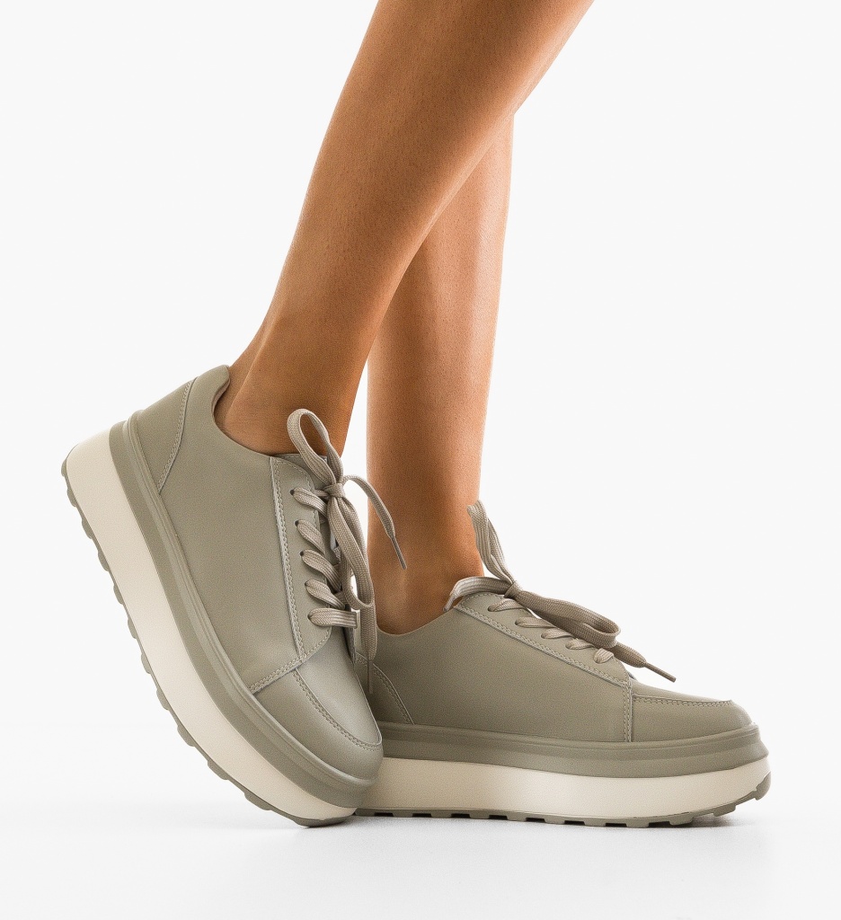 Sneakers Dama Wenom Gri 2 - Confort și Stil