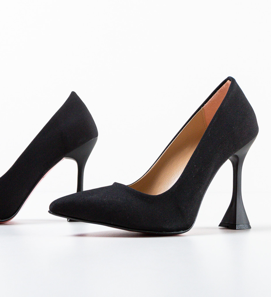 Pantofi Dama Heda Negri cu Toc Eleganti - imagine 3