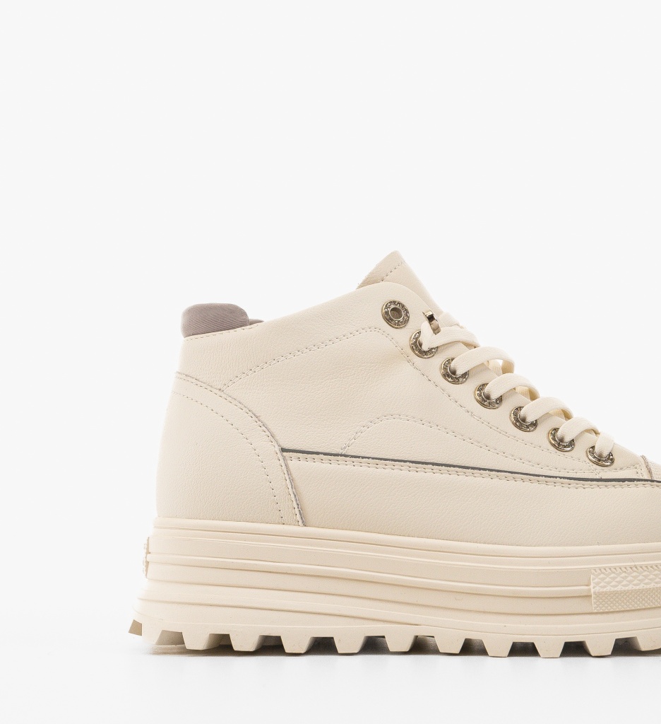 Sneakers Dama Milane Albi - Confort și Stil - imagine 6