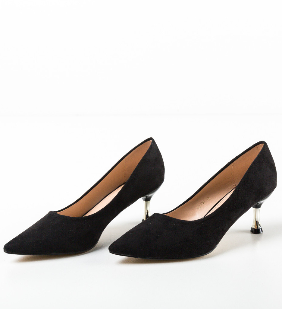 Pantofi cu Toc Trois Negri 2 - Eleganță Asigurată - imagine 6