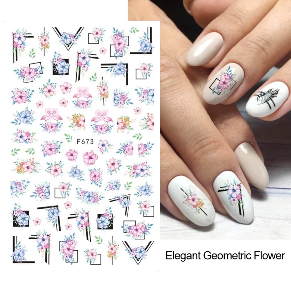 Abtibilduri Unghii Marquise Multicolor | Nail Art Rapid - imagine 2