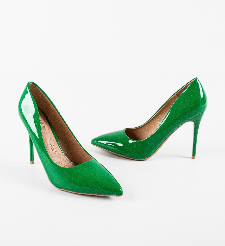 Pantofi Toc Fana Verzi - Eleganță Asigurată - imagine 8
