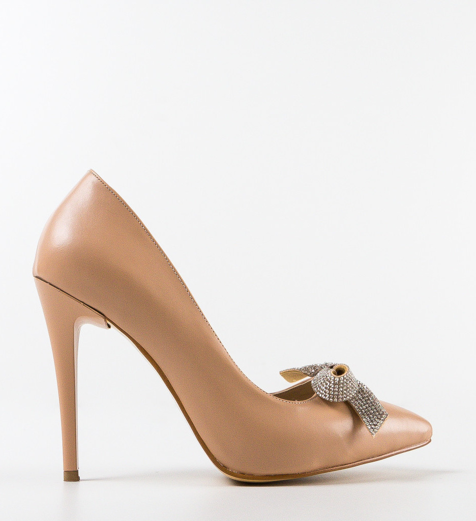 Pantofi cu Toc Fanse Bej - Eleganță și Stil - imagine 5