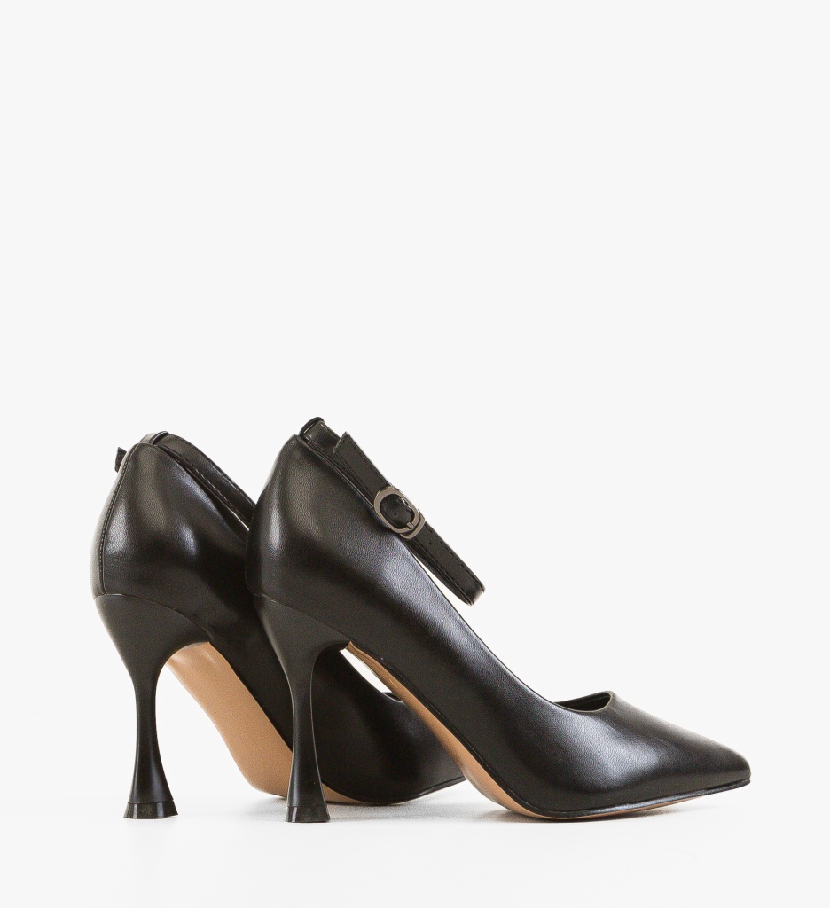 Pantofi cu Toc Opium Negri - Eleganță - imagine 5