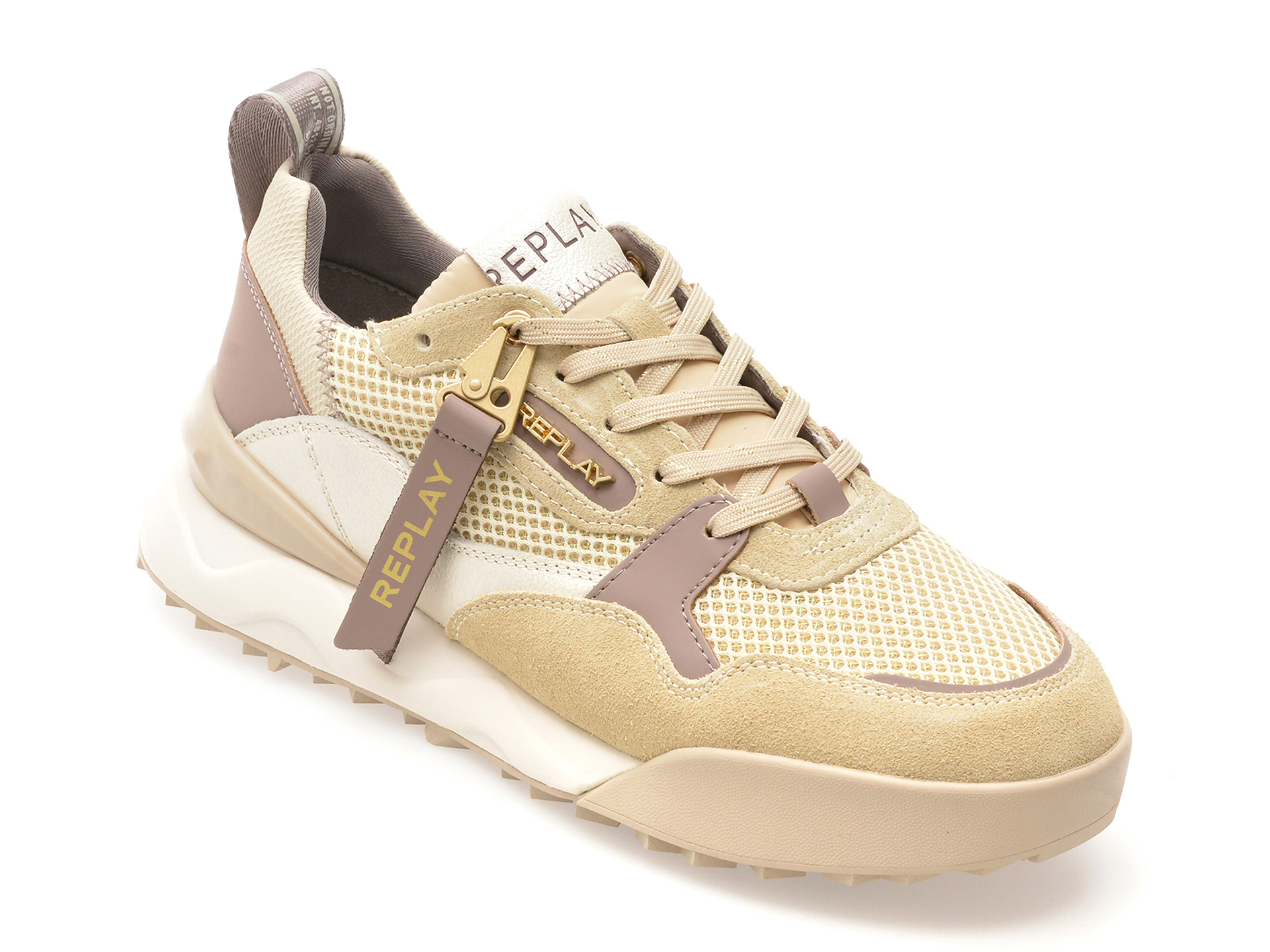 Pantofi Sport Replay Bej - Confort și Stil