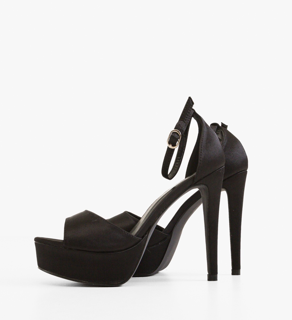 Sandale cu toc Findlay Negre - Eleganță și Stil - imagine 5