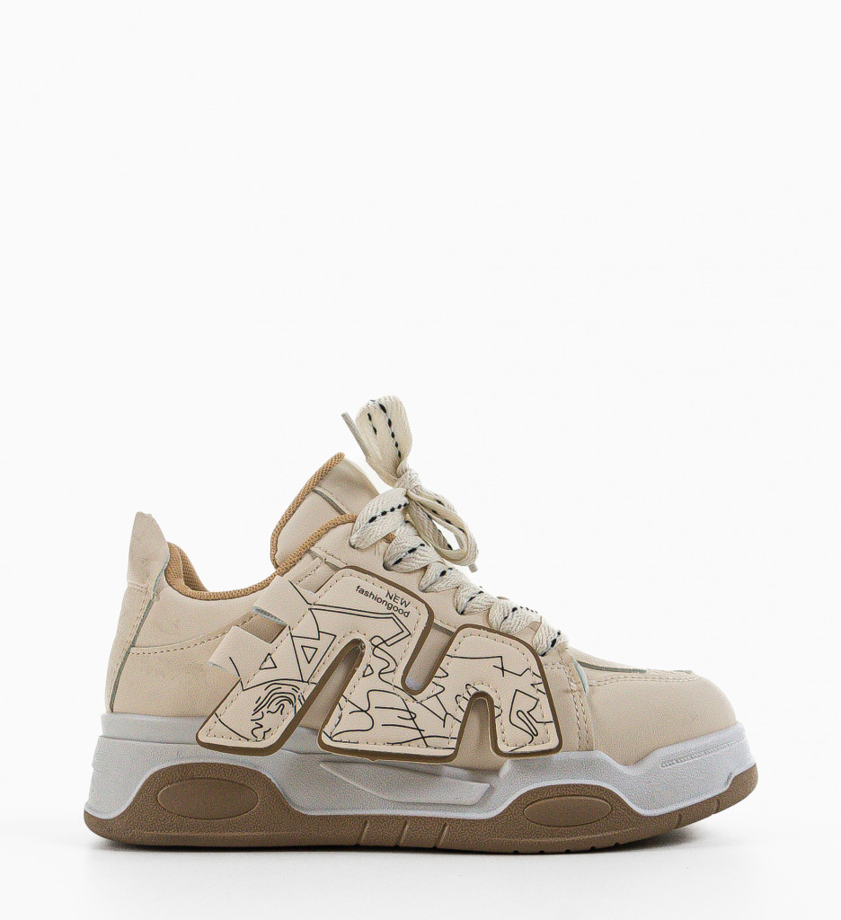 Sneakers Kamal Bej - Confort și Stil Sport - imagine 4