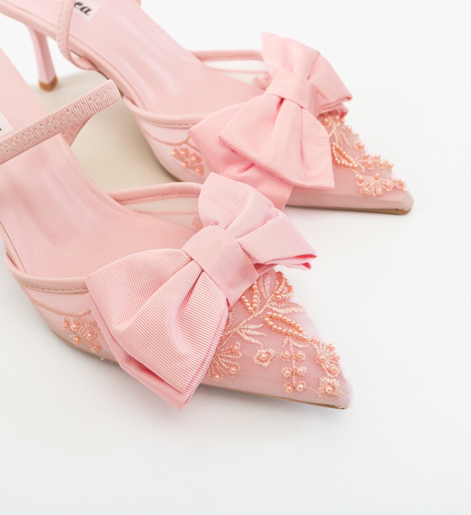 Sandale cu Toc Warren Roz - Eleganță Asigurată - imagine 4