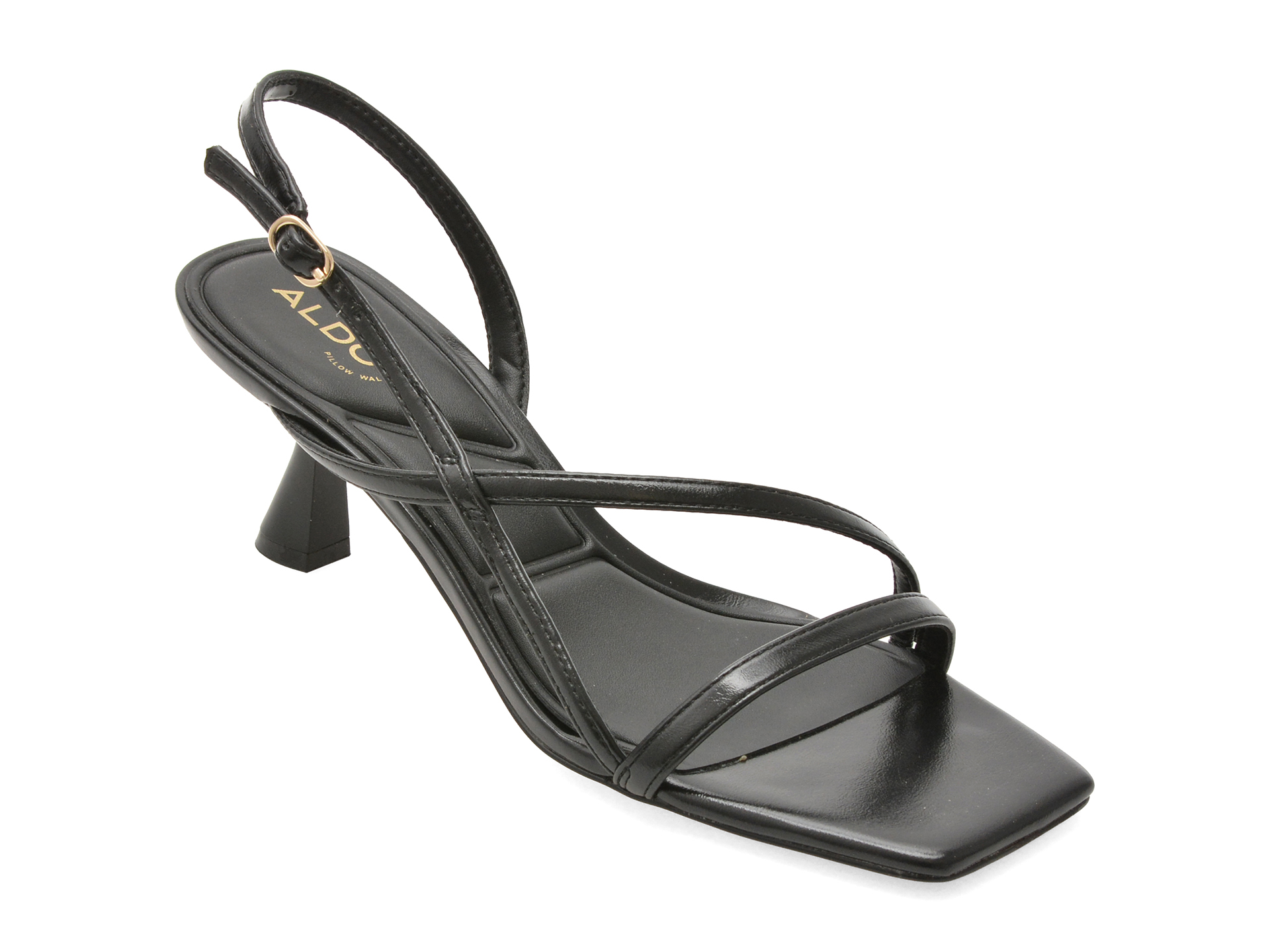 Sandale ALDO Nastazia Negre Piele Ecologică Elegante