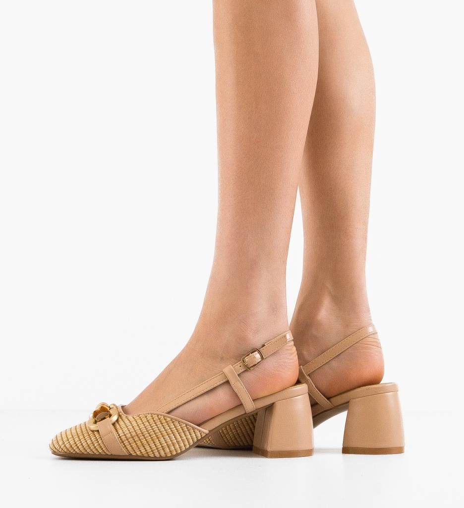 Pantofi Mohsin Nude - Eleganță și Stil - imagine 3