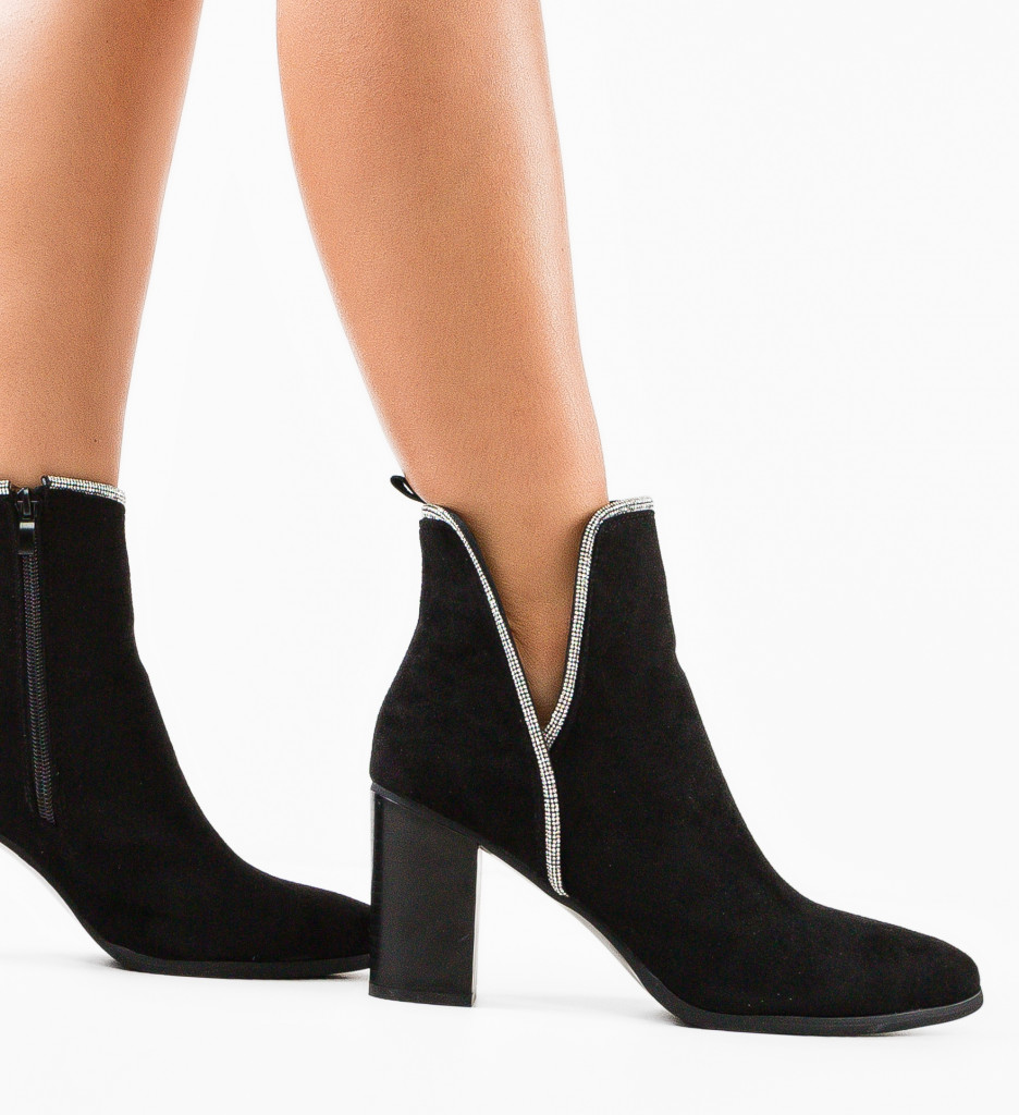 Botine Christe Negre - Eleganță și Confort - imagine 3