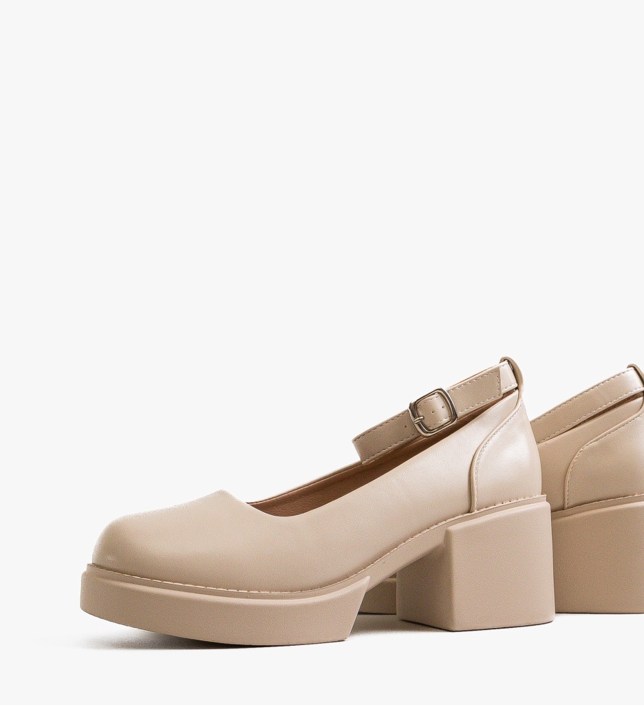 Pantofi dama Grima Bej - Eleganță și confort - imagine 6