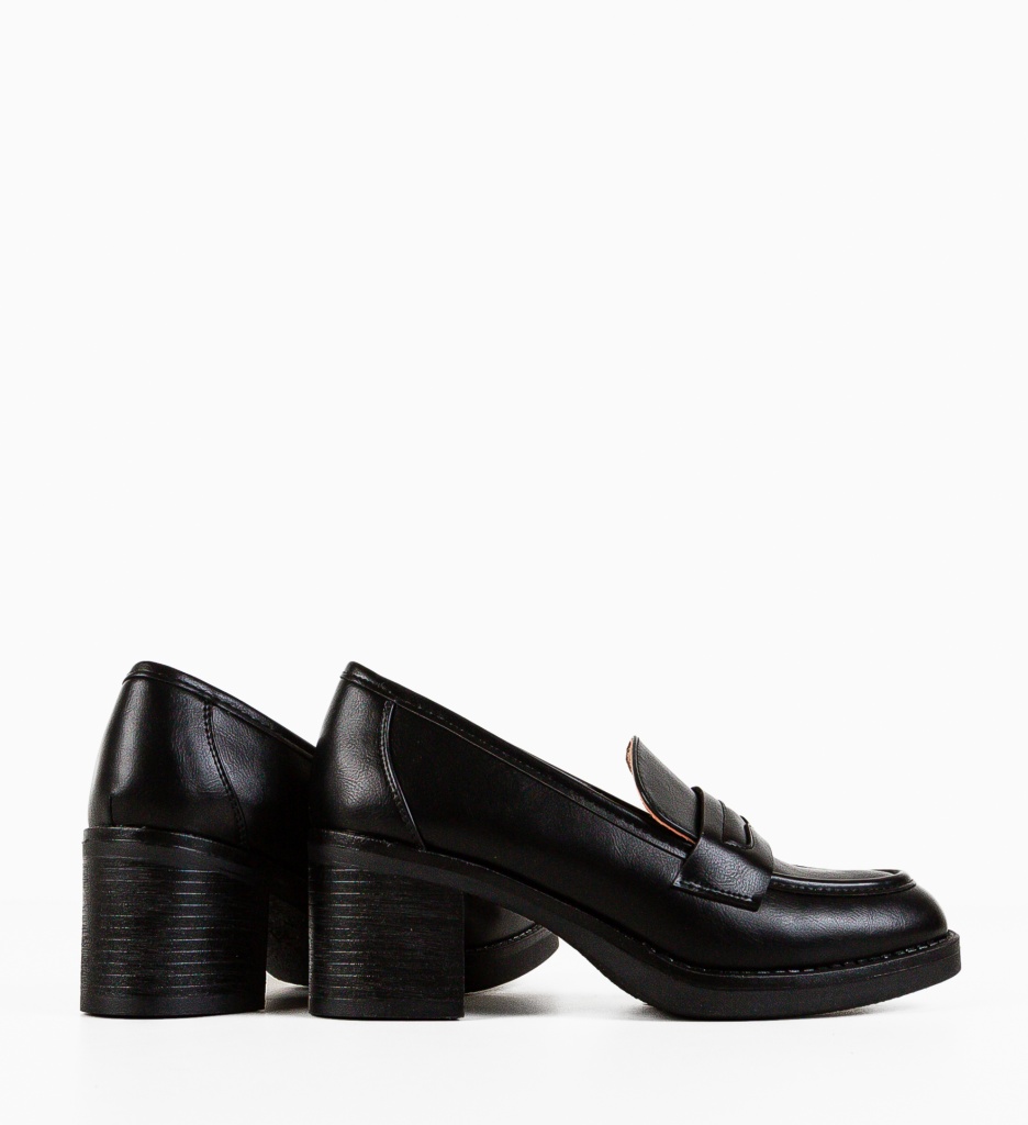 Pantofi Dechen Negri - Eleganță și Stil - imagine 6