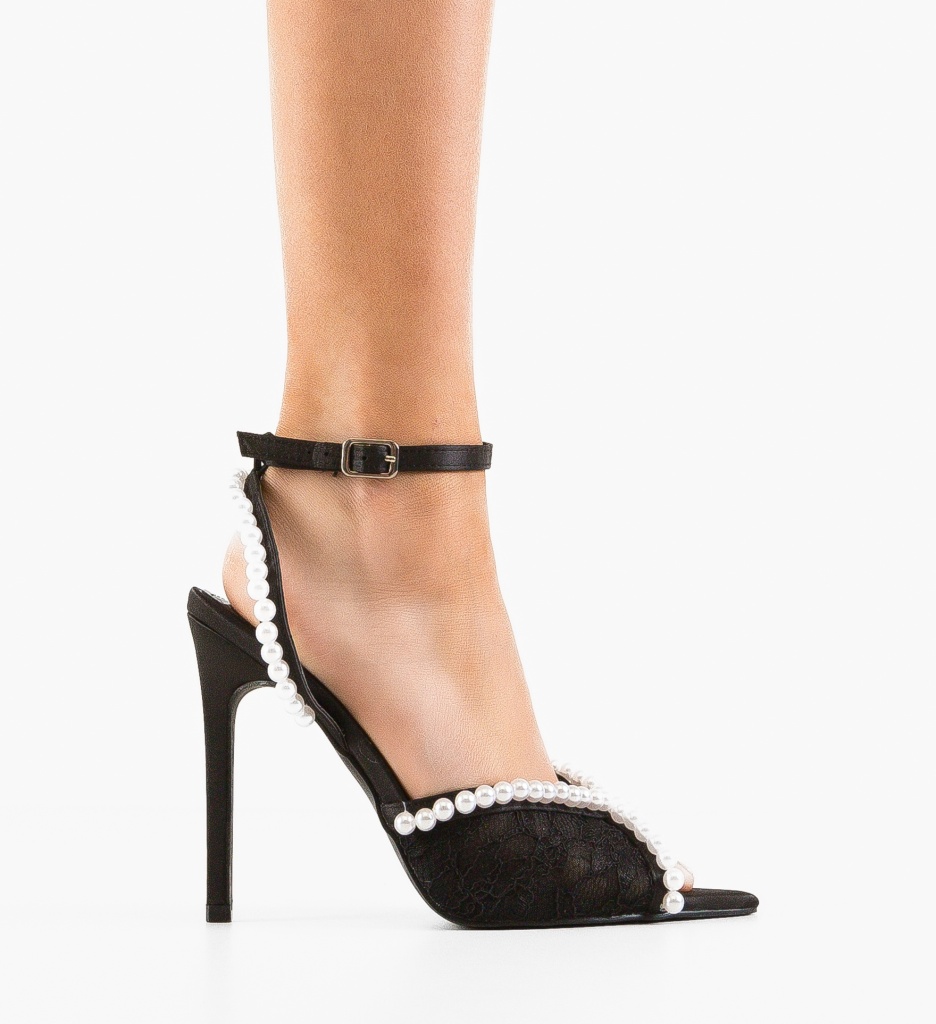 Sandale Dama Natash Negre | Eleganță și Stil - imagine 6