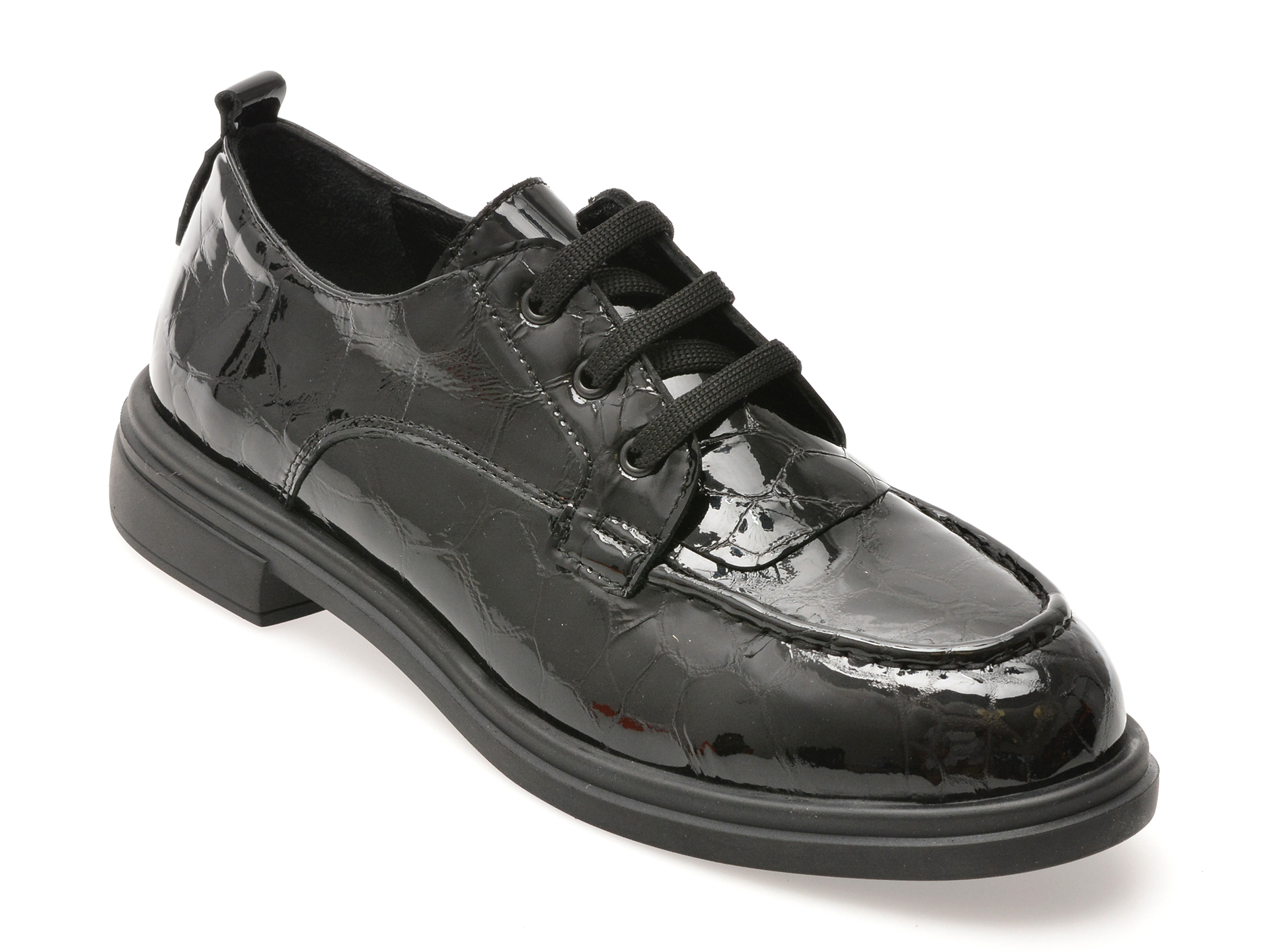 Mocasini GRYXX Negri din Piele Lacuită