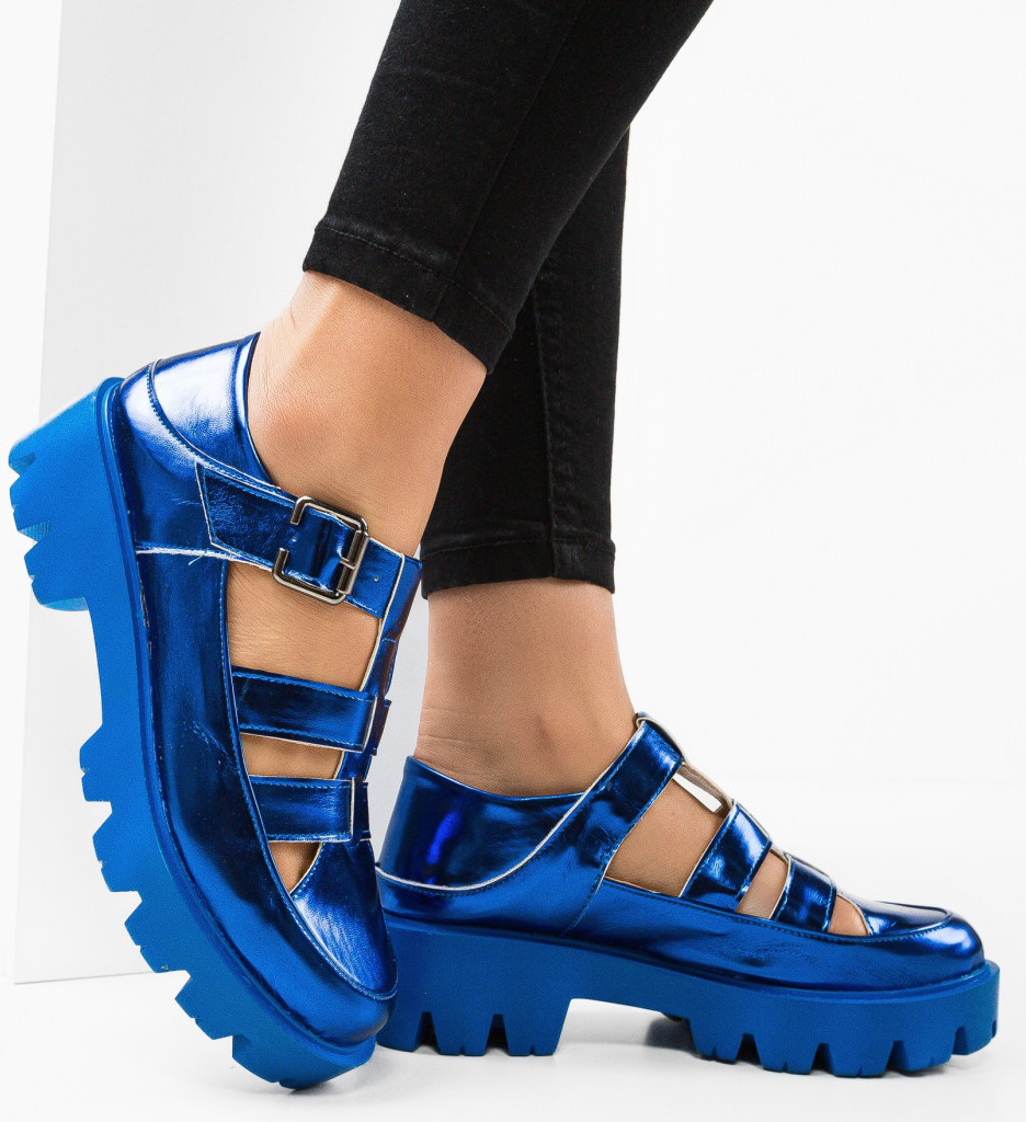 Pantofi Casual Teoritzi Albastri | Confort & Stil - imagine 3